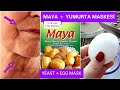 20 DAKİKADA MAYA VE YUMURTA İLE 5 YAŞ GENÇLEŞTİREN KIRIŞIKLIK GİDERİCİ MASKE #BOTOKS #CİLT BAKIMI