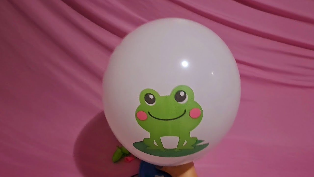 INFLATING AND DEFLATING FUN FROG BALLOONS!!! - YouTube