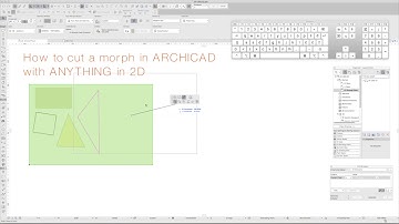 How to cut a morph in ARCHICAD with ANYTHING in 2D
