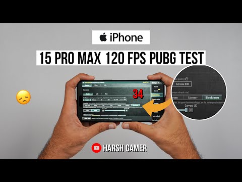 iPhone 15 Pro Max 120 FPS Pubg Test, Heating & Battery Test 
