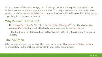 Fixing mat-select Not Updating on Selection in Angular Material