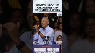 How Much Time Does He Spend In The Mirror: Obama Mocks Pete Hegseth For His Antics | Iran War |N18G