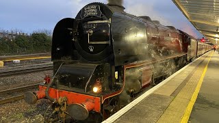 LMS 6233 Duchess of Sutherland at Crewe and Chester! 19th November 2022