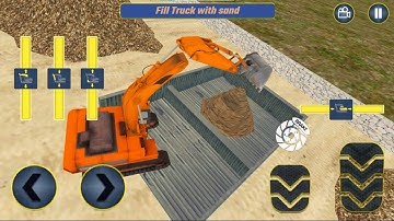 Heavy Construction Simulator Game Excavator Game Walkthrough Gameplay Part 3
