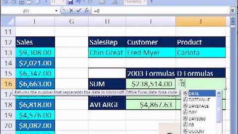 YouTube - Excel Formula Efficiency 3- Database D Functions Are Fast.flv