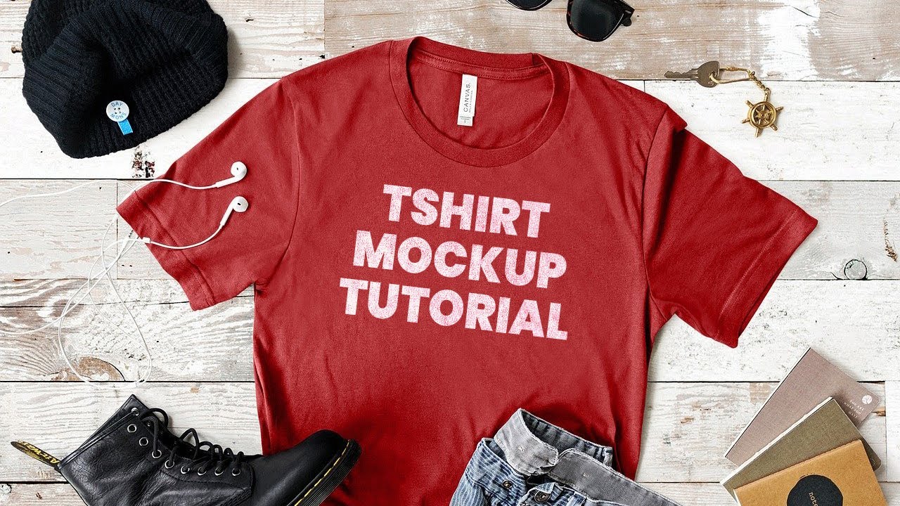 Create Your Own Realistic T-Shirt Mockup | Photoshop Tutorial - YouTube