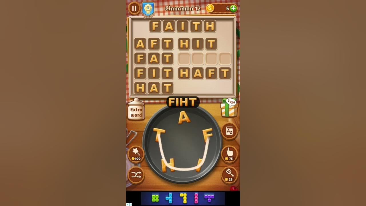 Word Cookies Cinnamon Level 12 YouTube