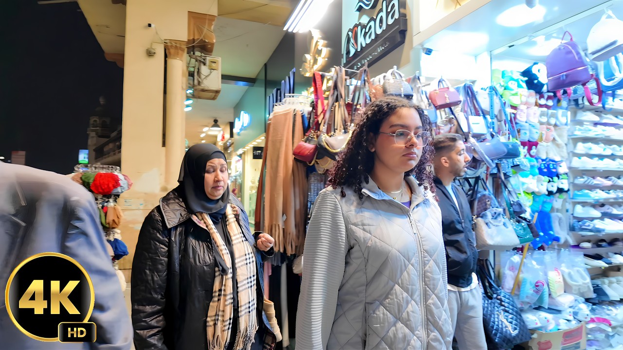 استقبال رمضان في القاهرة الكوربة اجمل الاجواء الليلية | جولة سير على الاقدام