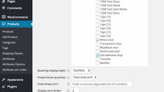 Configuring an area-based product in wp2print Update
