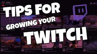 How to GROW your Twitch Stream