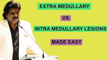 EXTRA MEDULLARY  VS INTRA MEDULLARY LESIONS MADE EASY AND INTERESTING