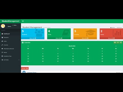 STUDENT MANAGEMENT SYSTEM (V.1.1) IN PHP WITH SOURCE CODE| HOW TO | Source Code & Projects