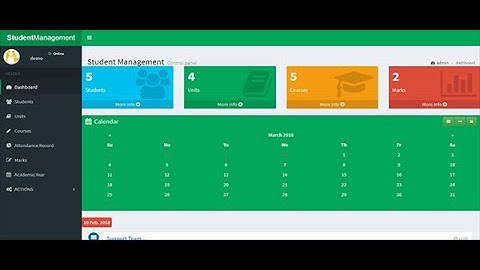 STUDENT MANAGEMENT SYSTEM IN PHP WITH SOURCE CODE| HOW TO | Source Code & Projects