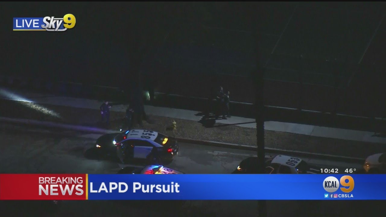 Pursuit Of Suspected Stolen Vehicle Ends In South Pasadena With Driver ...