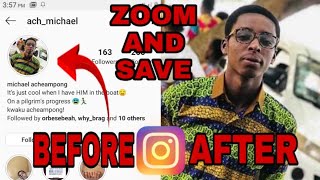 how to zoom and save Instagram profile pictures screenshot 2