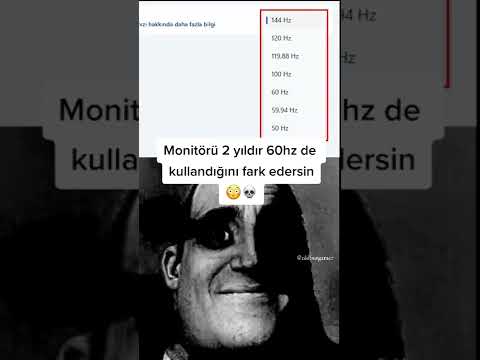 144hz Monitör Aldım Diye Sevinirsin