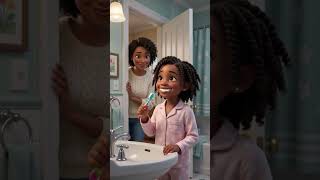 mom and daughter conversation in morning