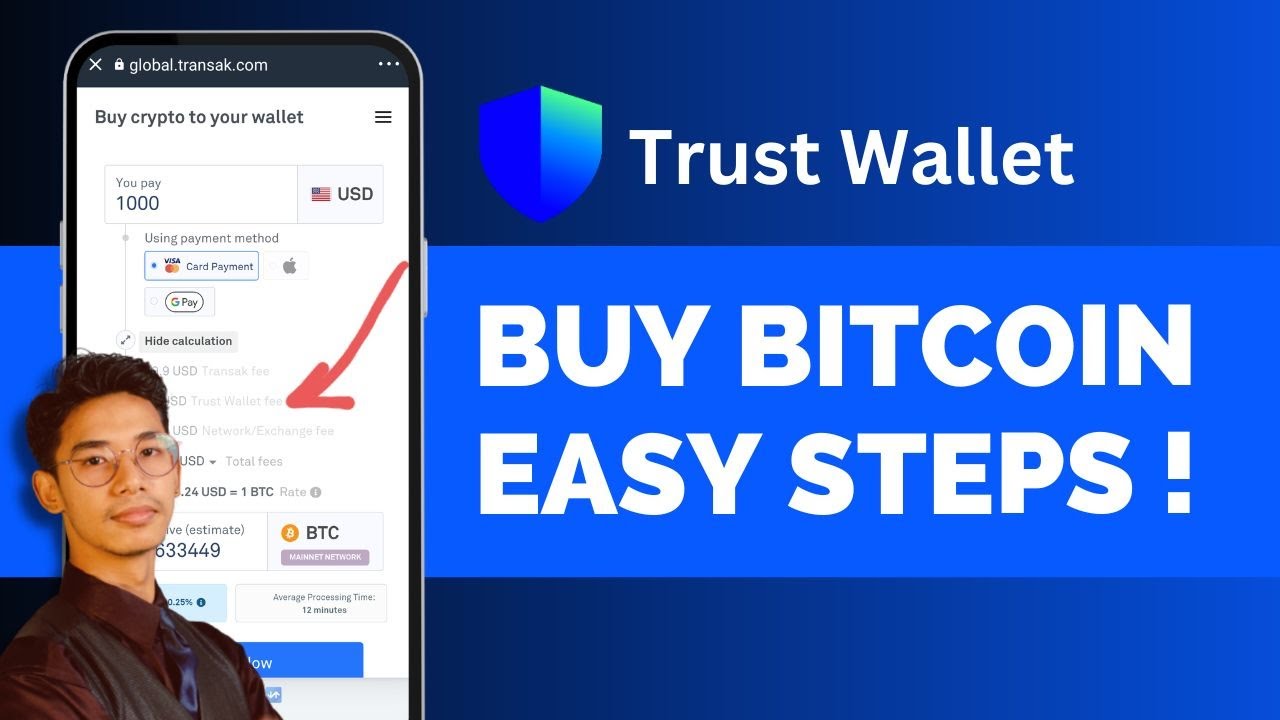 How To Buy Bitcoin Using Trust Wallet ! - YouTube