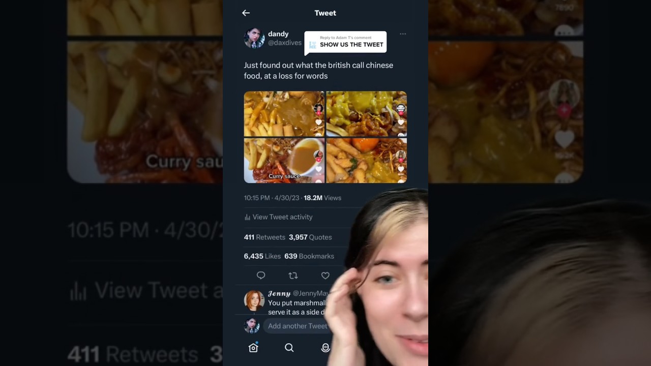 The Infamous British Chinese Food Tweet