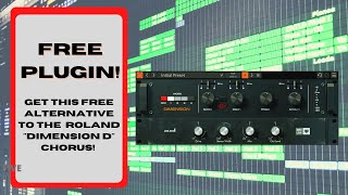 Awesome Free Plugin Alternative to the "Roland Dimension D" Chorus! | Limited Time Only!!