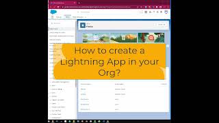 How to create a Lightning App in your org? screenshot 4
