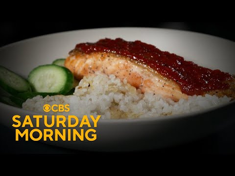 NYT Cooking recipe for gochugaru salmon with crispy rice