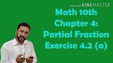 AJK Text Book Maths 10th. Ch. 4. Exercise 4.2a