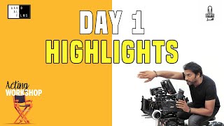 Day 1 Highlights Acting Workshop By Aabid Ali Films