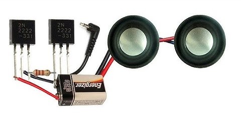 Simple clear audio amplifier with bc547 transistor Simple Electronic