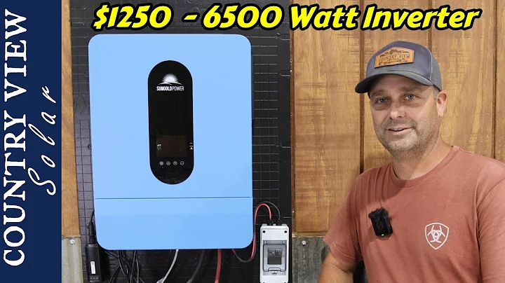 Installing and Testing Sungold Power's 6500 Watt Inverter  -  SPH6548P