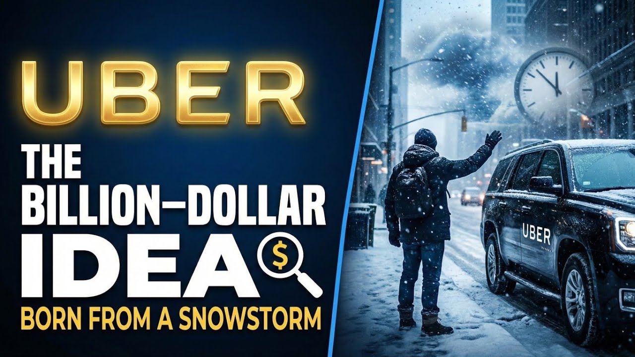 Uber: The Billion-Dollar Idea Born from a Snowstorm ❄️🚘