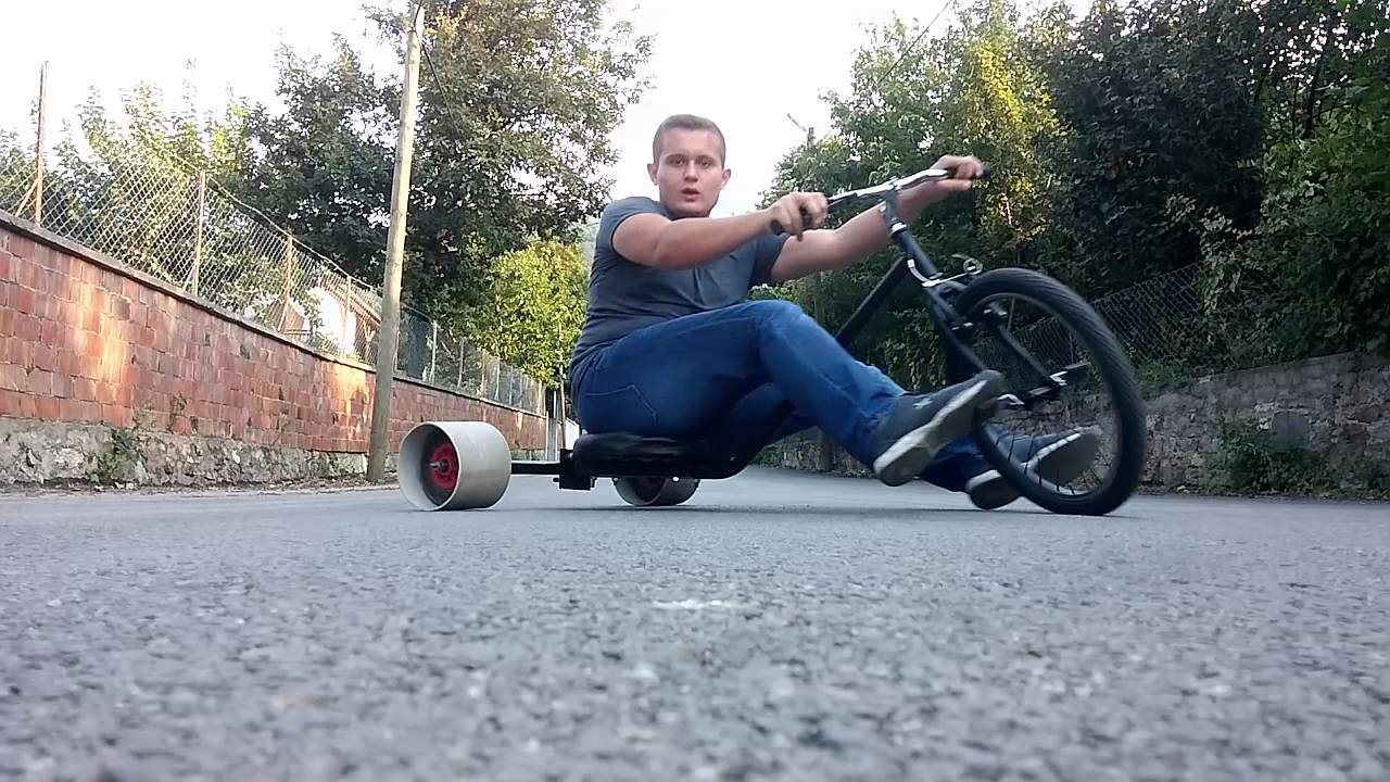Drift Tutkunlarina Ozel Uc Tekerlekli Elektrikli Bisiklet Video Log