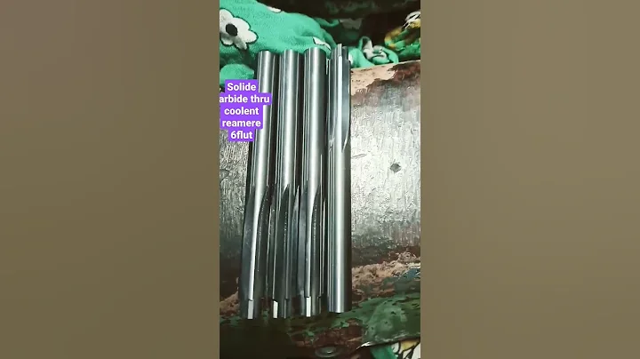 solide carbide thru coolent 6flut reamer