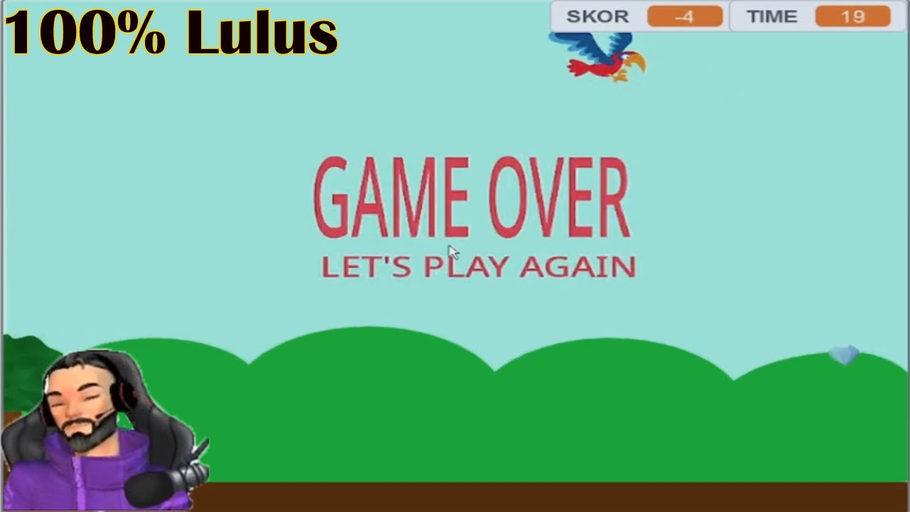 Membuat Game Parrot Make A Score Di Scratch untuk ujian Scratch ...