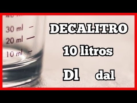 Vídeo: Qual é a abreviatura de Decaliter?