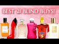 MY TOP 21 DISCOVERIES OF 2021 | BEST BLIND BUYS 💯 | PERFUME COLLECTION 2022