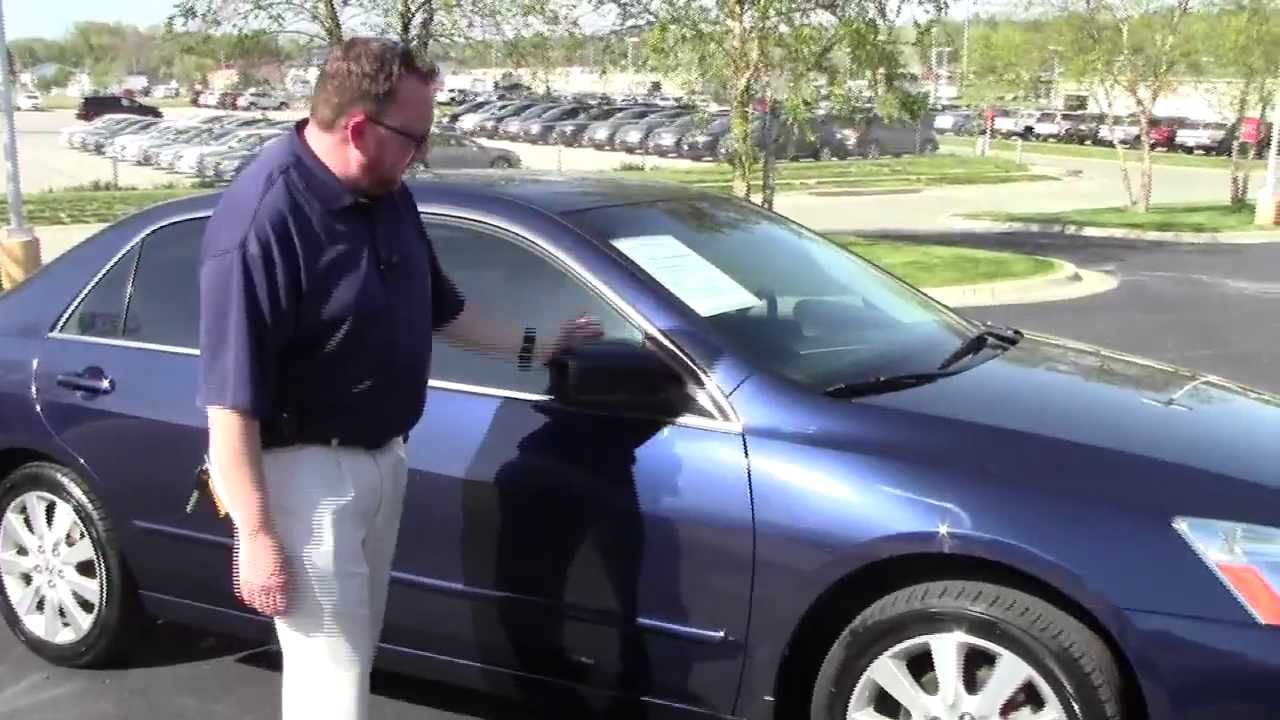 Used 2007 Honda Accord EXL V6 for sale at Honda Cars of Bellevue...an