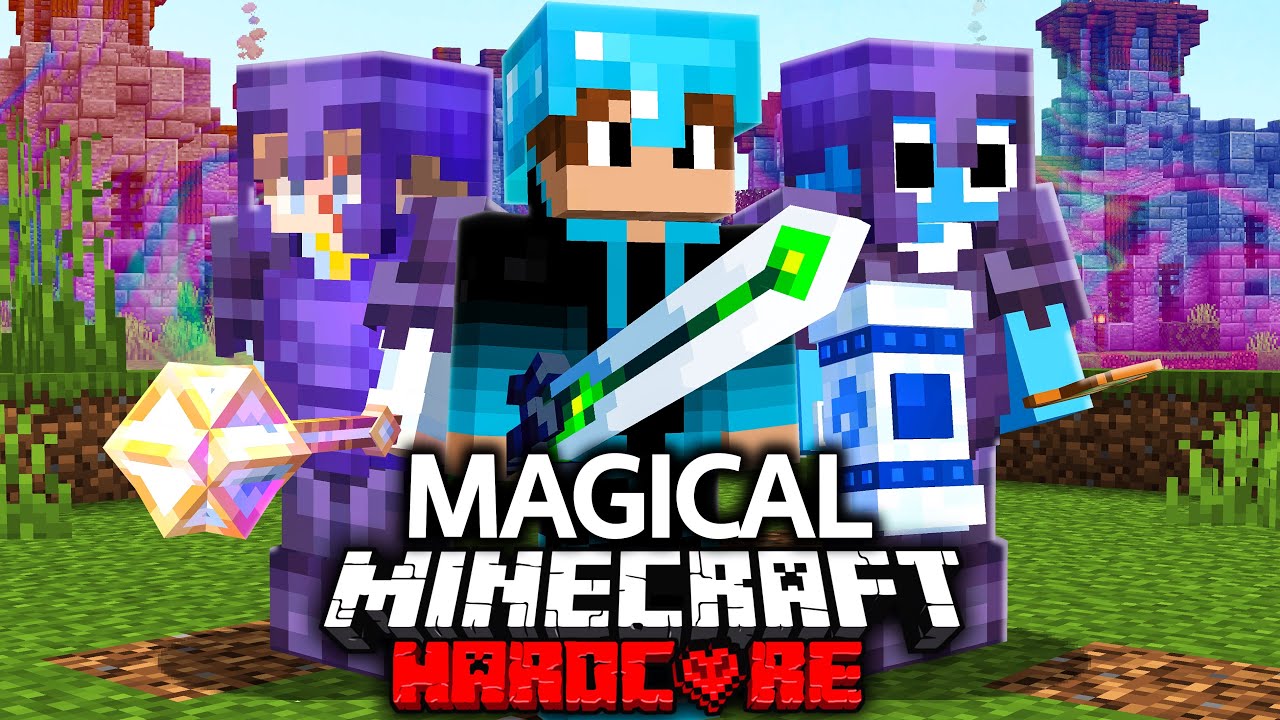 100 Players Simulate Minecraft's Magical Hunger Games