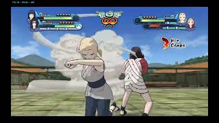 Hinata Kurenai vs. Tsunade Sakura 2 Man Squad Naruto Shippuden Clash of Ninja Revolution 3