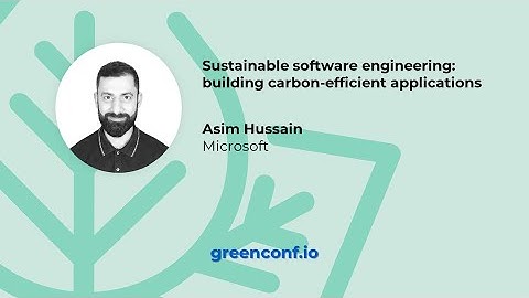 [EN] Sustainable software engineering building carbon efficient applications