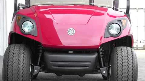 2013 Yamaha DRIVE PTV Street Ready EFI Gas Golf Cart Garnet Red