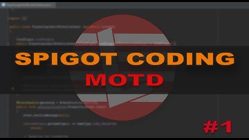 Spigot Coding #1 | Join MOTD
