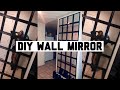 DIY Dollar Tree Wall Mirror Under $35 l Apartment Decor