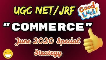 Tips to prepare Paper-2 Commerce UGC NET/JRF Exam || June 2020 NET/JRF Exam Special || Part-1