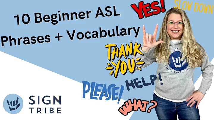 Master 10 Essential ASL Signs & Phrases | Thank You, You're Welcome, Please, Help @SignTribe Academy