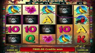 Mega Win On The Free Spin Slot Machine Gorilla By Novomatic screenshot 2