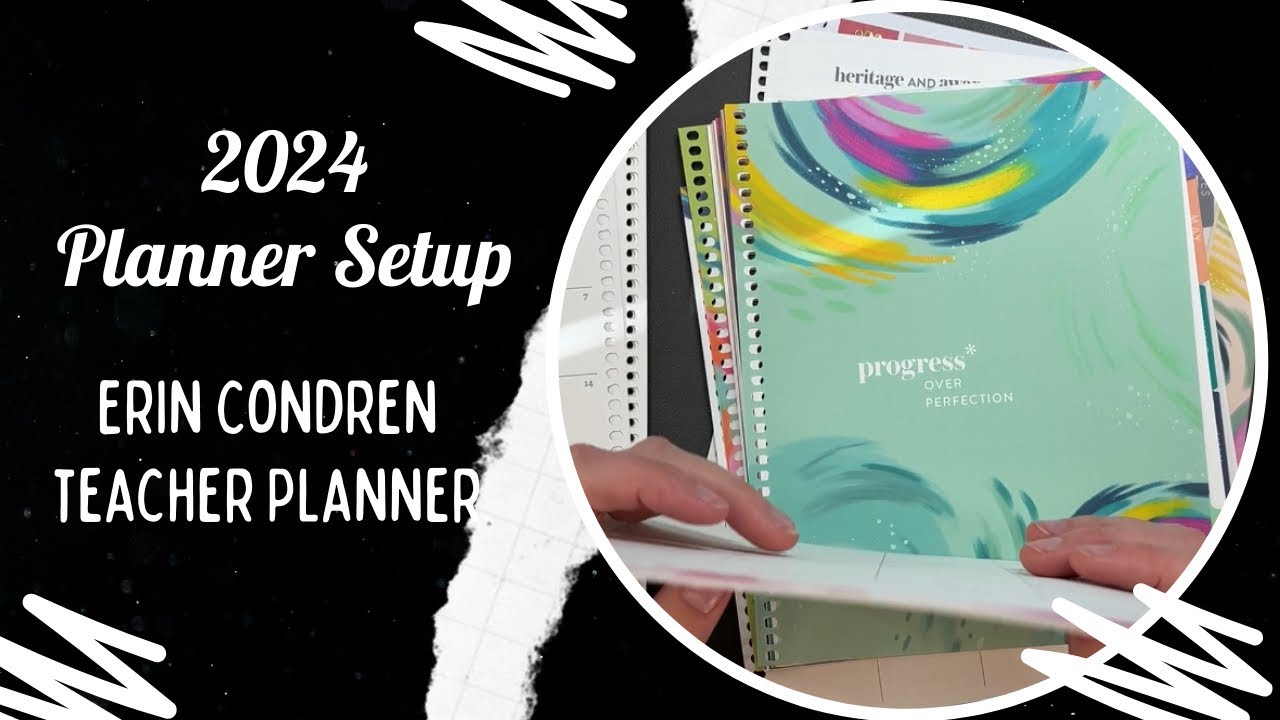 2024 Planner Setup | Erin Condren Focus Teacher Planner + Companion ...
