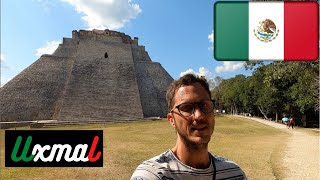 MAYAN PYRAMID exploring the ancient archaeological sites of UXMAL and DZIBILCHALTÚN | Mexico travel