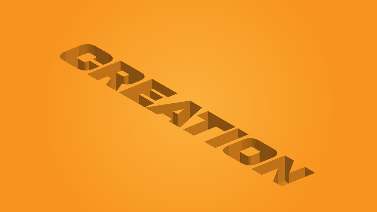 3D Deep Text Effect In Adobe Illustrator l deep hole design l engraved ...
