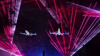 The Mandalorian - Short Laser Light Show - El Capitan Theatre Hollywood